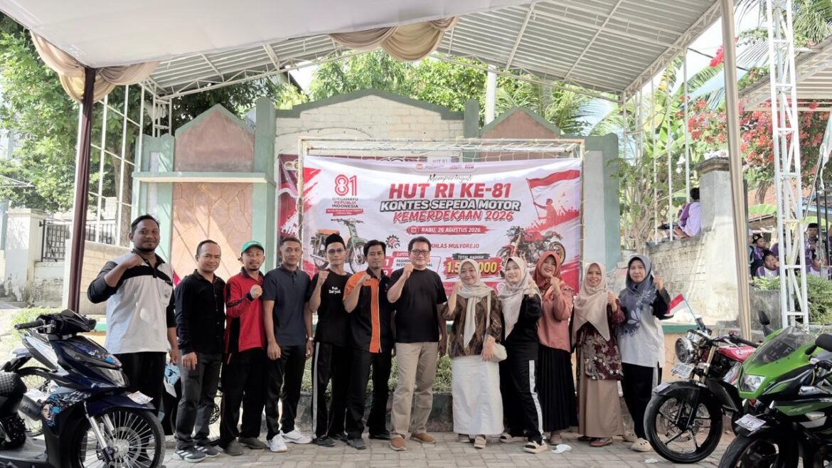 motor dan siswa SMK yang akan ikut contest